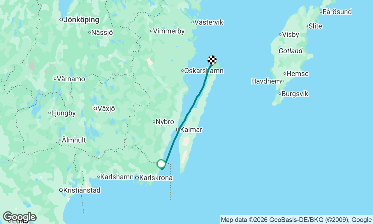 Voyage map
