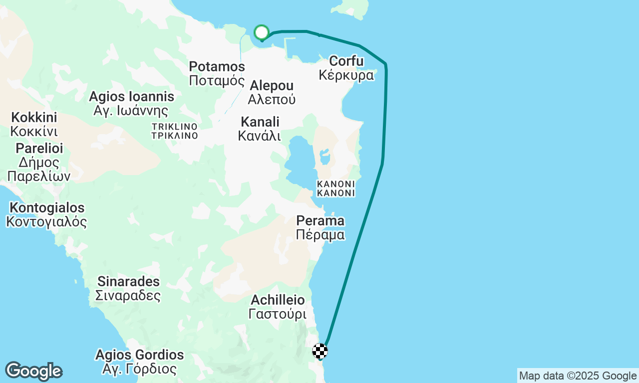 Portamou to Benitses Marina