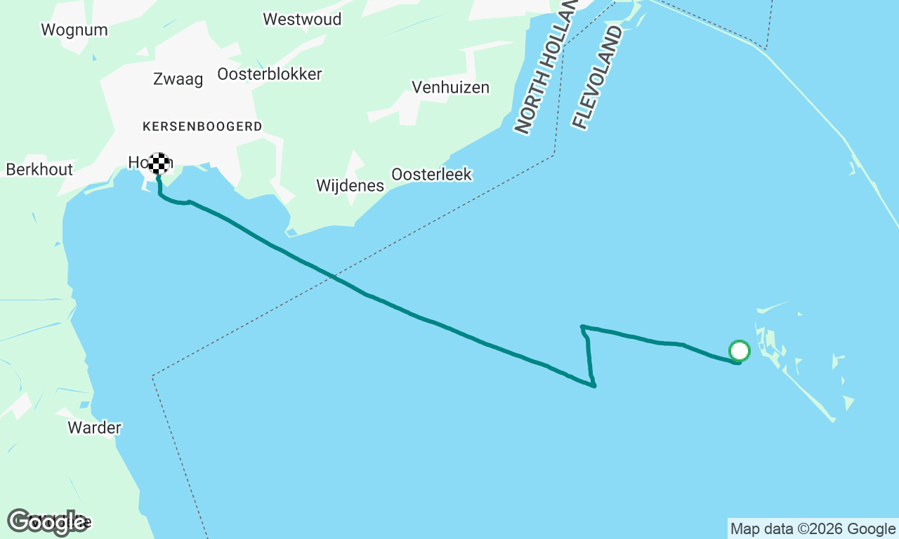 Markerwadden naar Hoorn