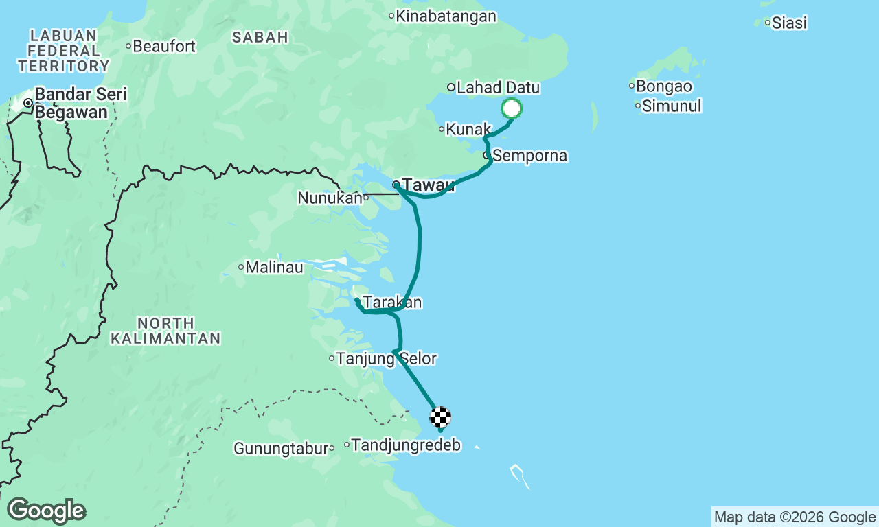 Voyage map