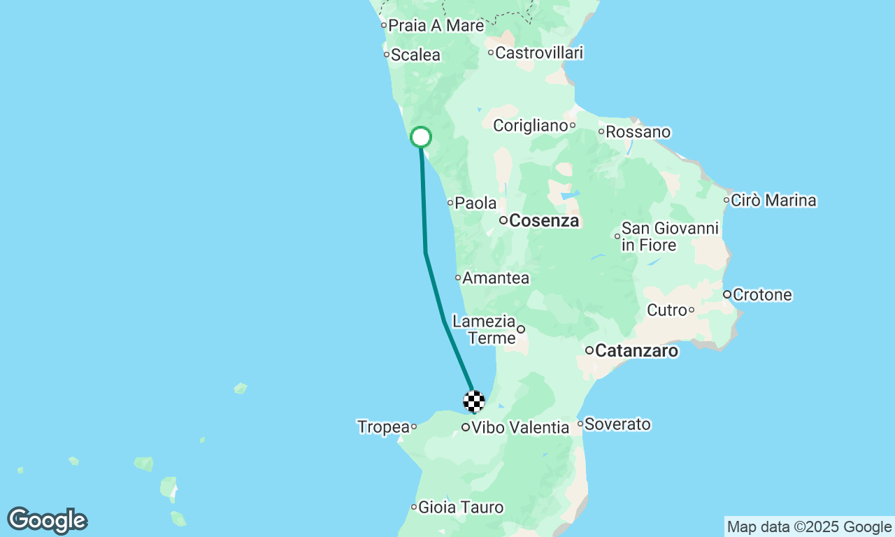 Catraro to Vibo Pizzo 