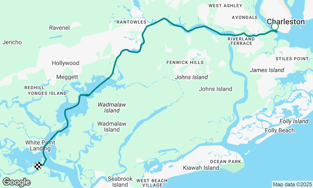 Charleston to steamboat Creek