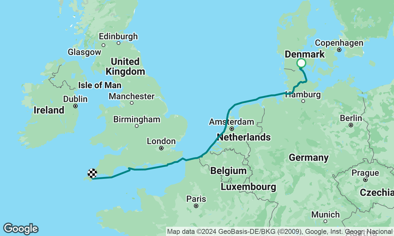 Augustenborg to Falmouth