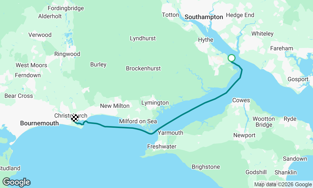 Ashlett Creek to Christchurch