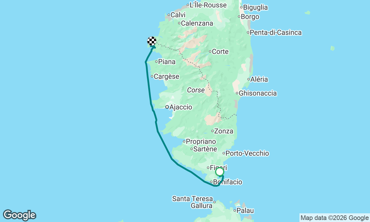 Voyage map