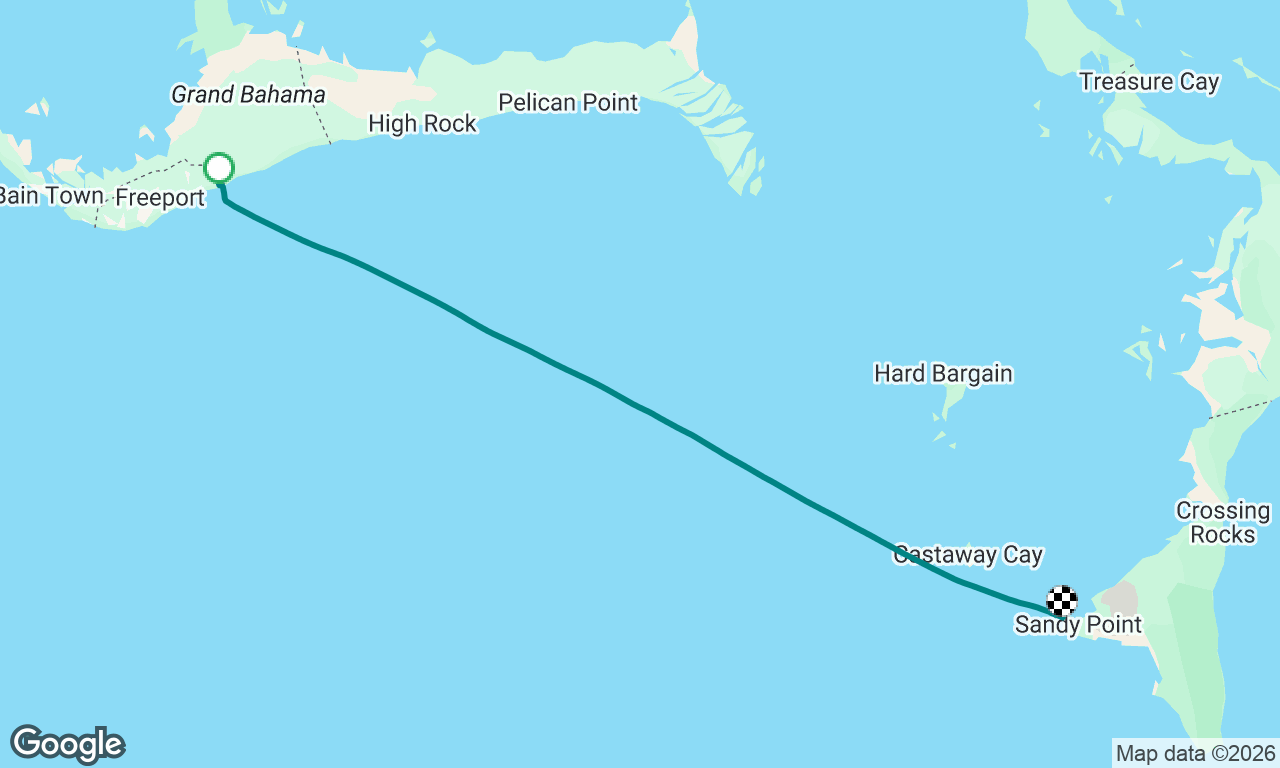 Topgallant basin to Sandy Point