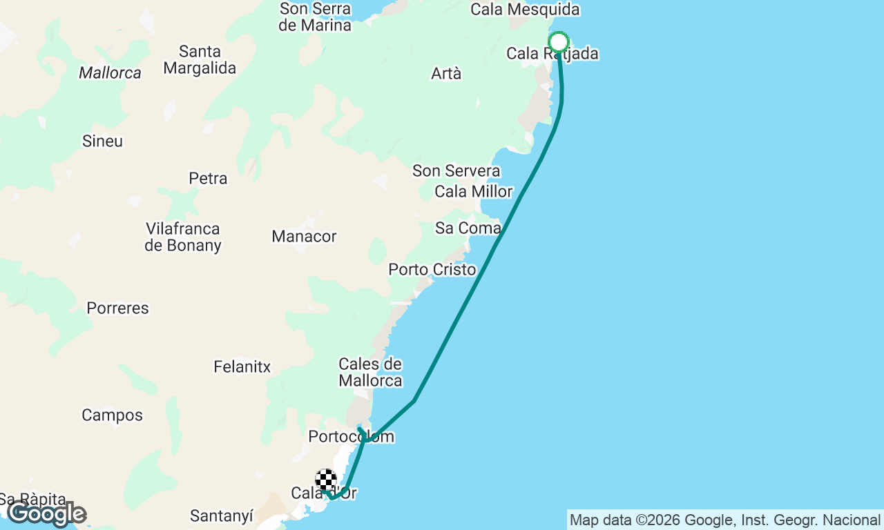 Voyage map