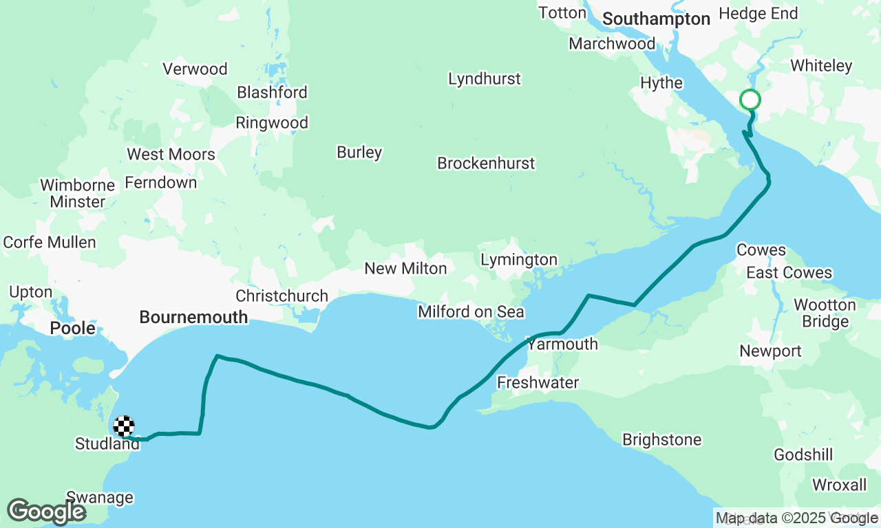 Hamble to Studland Bay