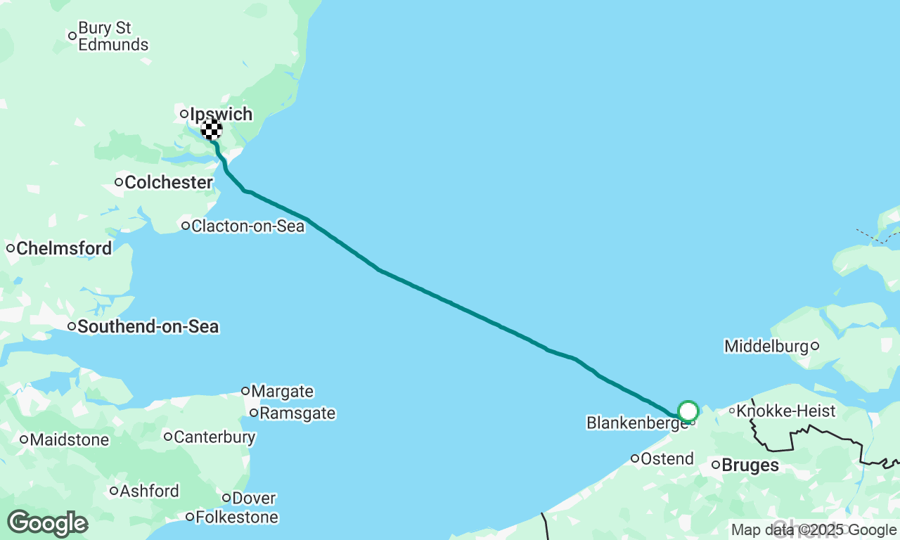 Blankenberge to Orwell