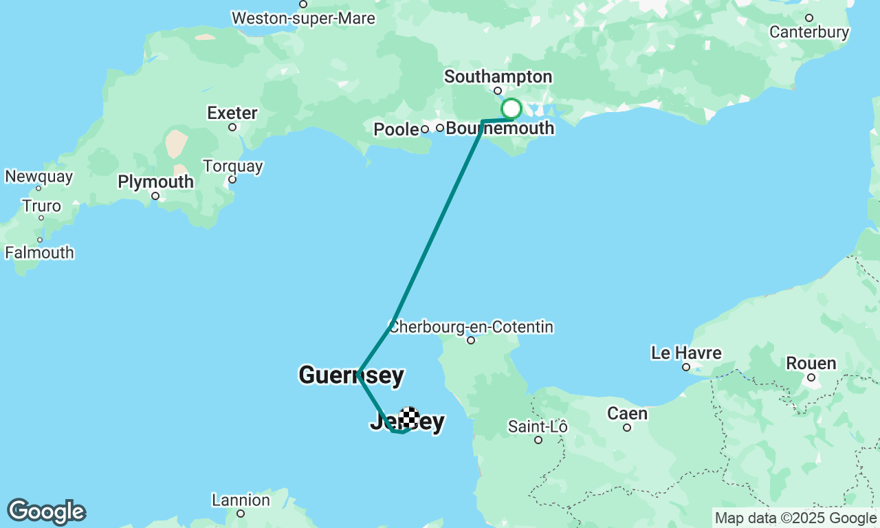 Cowes to Jersey