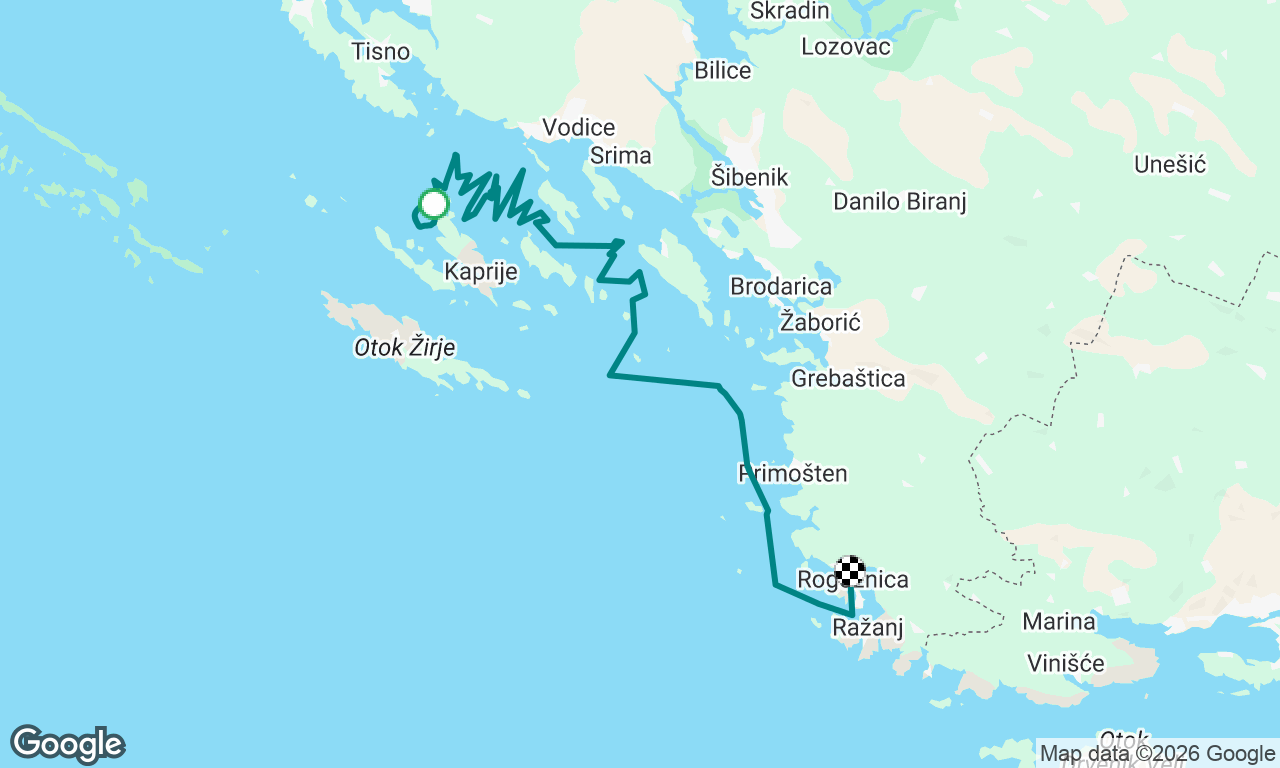 Voyage map