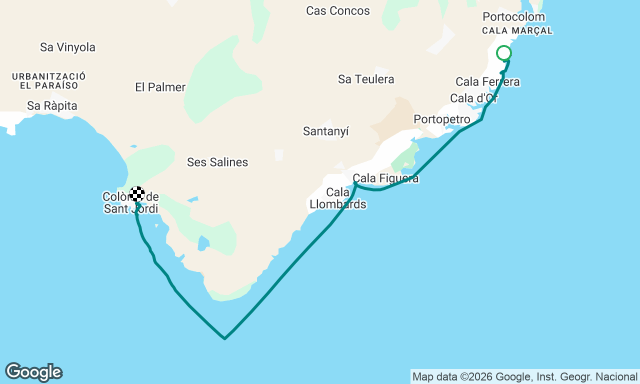 Voyage map