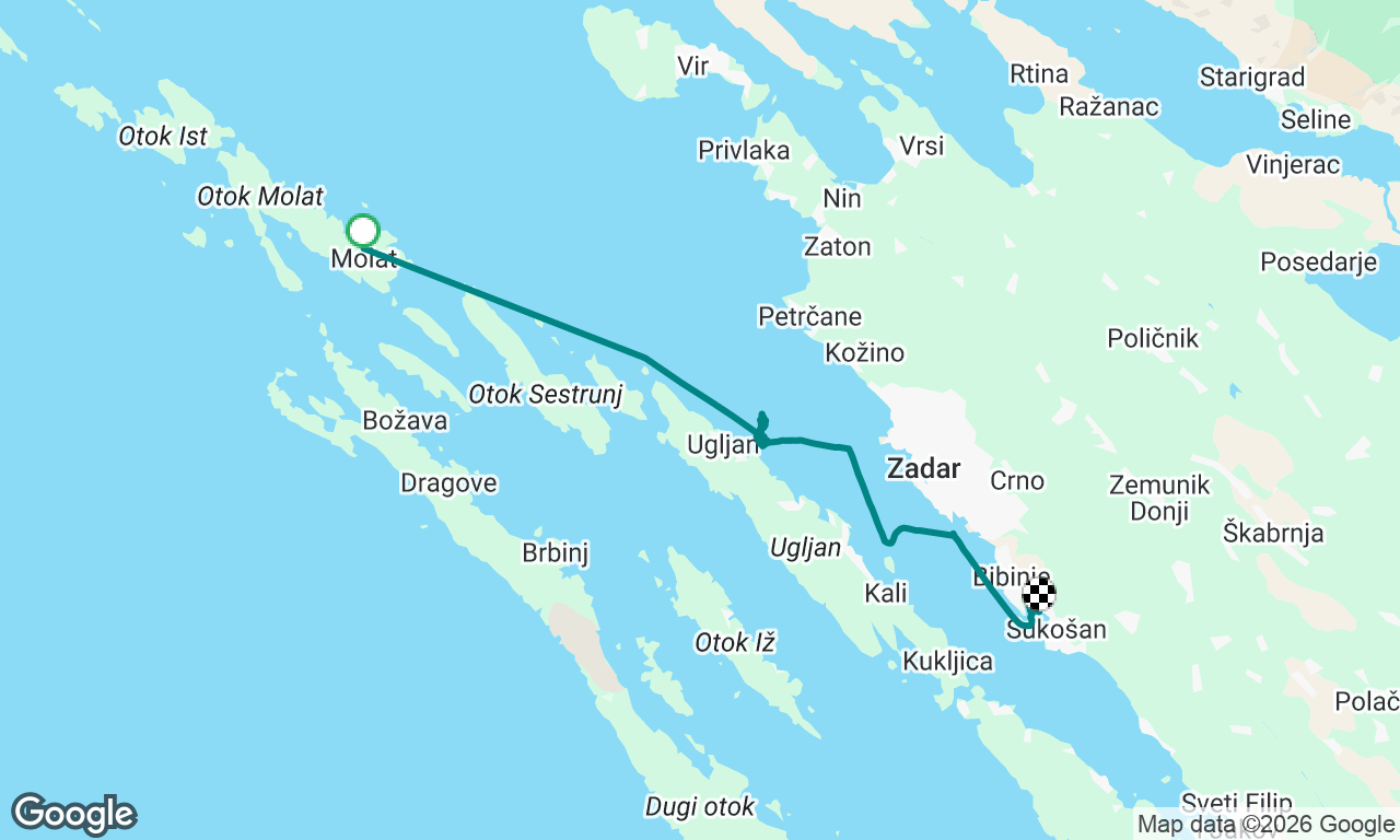 Voyage map