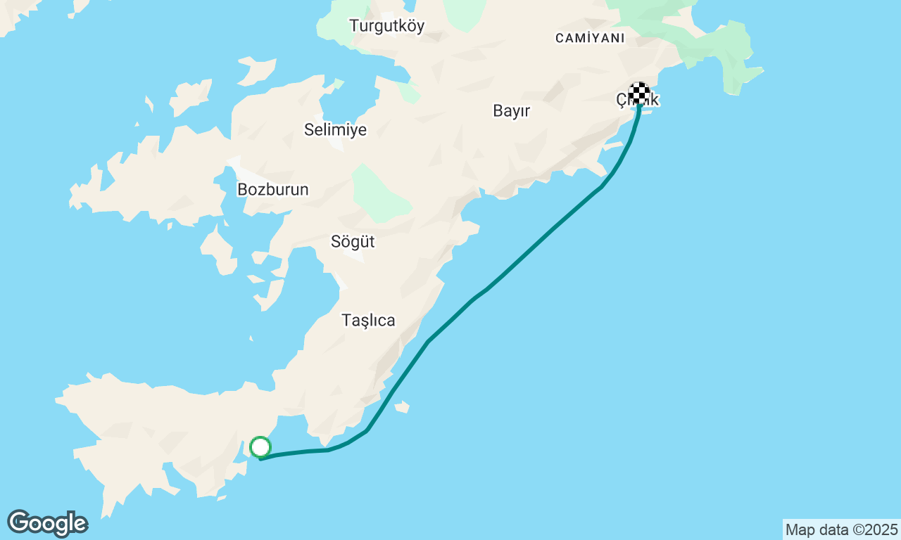 Voyage map