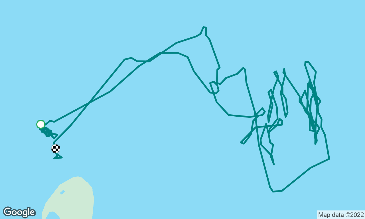Practice around Calshot on Menai III 