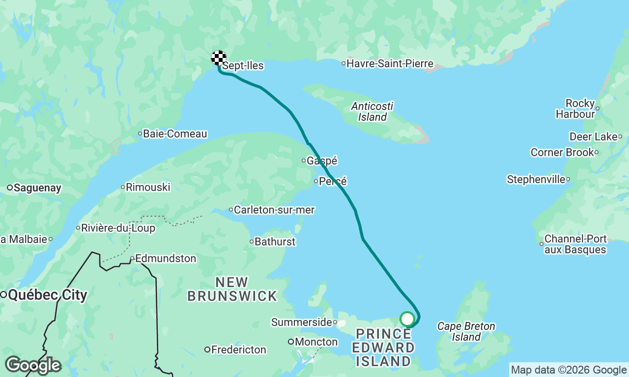 Voyage map