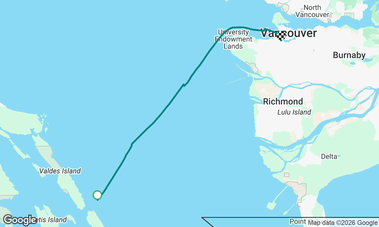 Voyage map