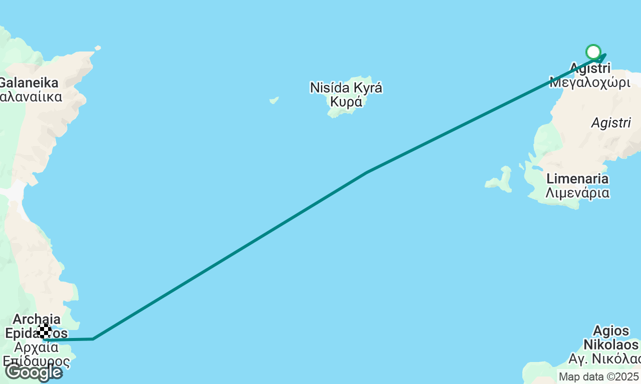 The Agistri to Old Epidavros Sail