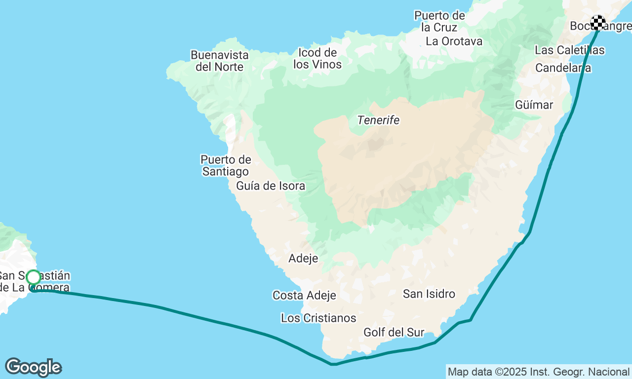 Voyage map