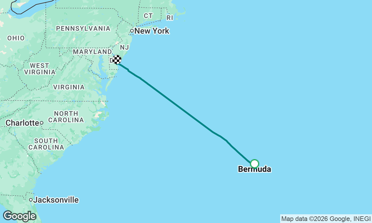 Bermuda->Lewes Race Return