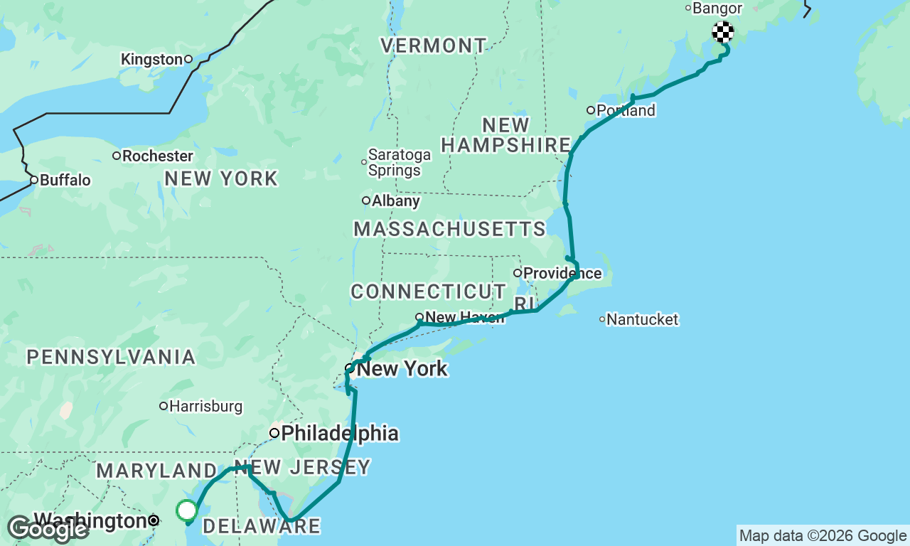 Annapolis to Bar Harbor 