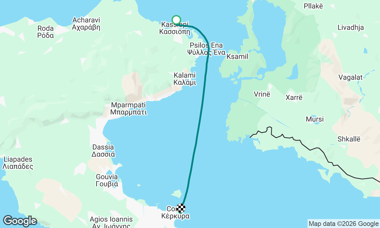 Voyage map