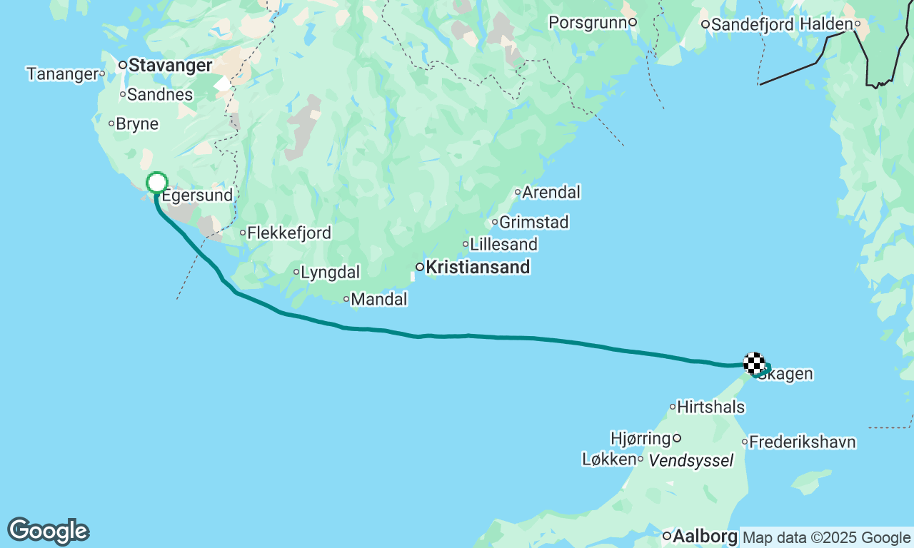3.Egersund,NO > Skagen,DK