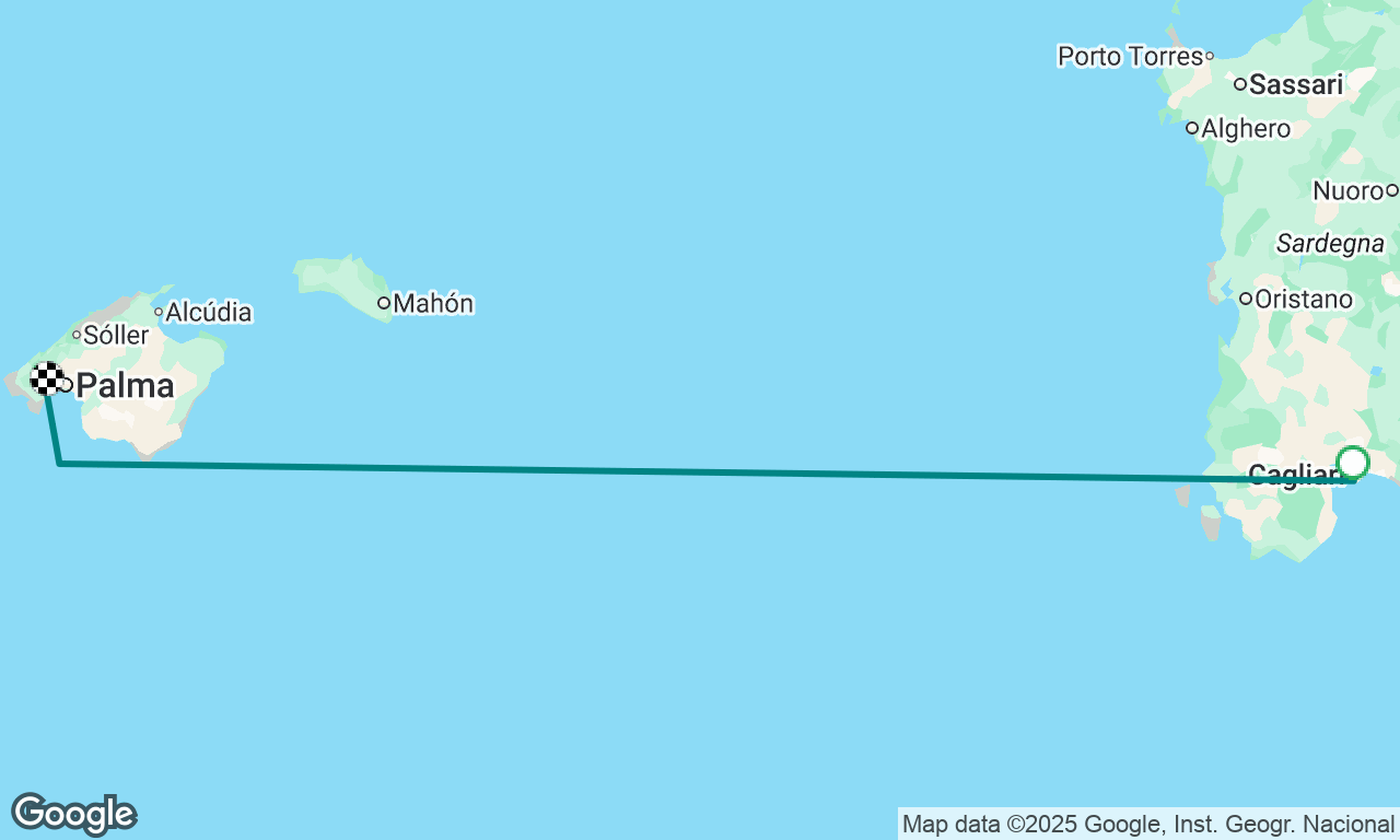 Voyage map