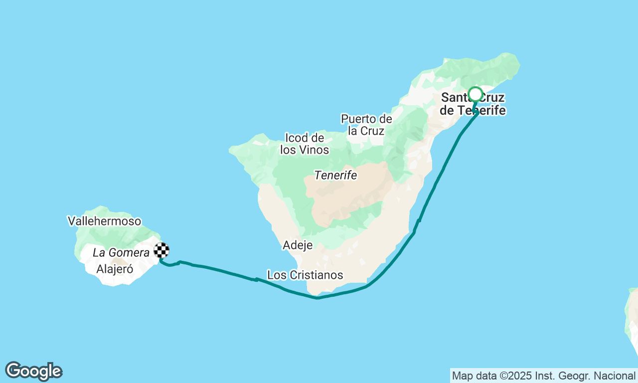 Santa Cruz to La Gomera