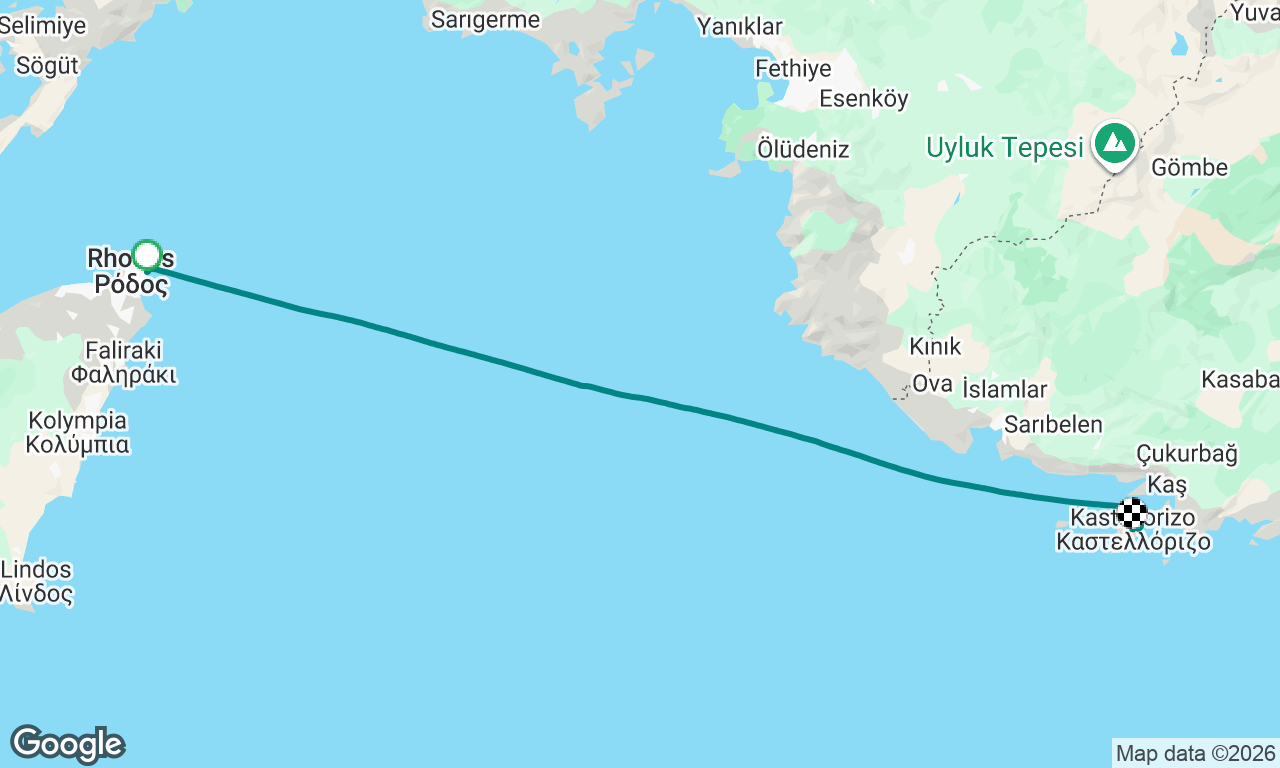 Voyage map