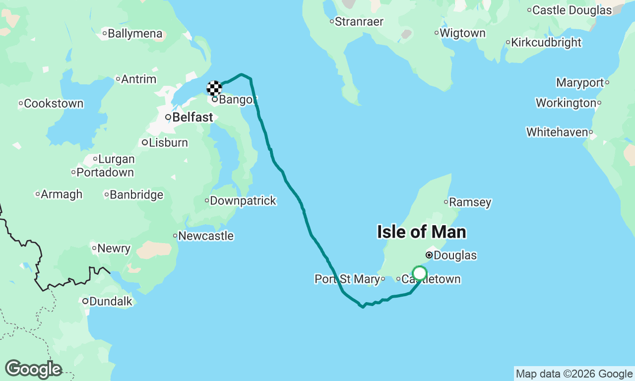 Day 22. Douglas, IOM to Bangor