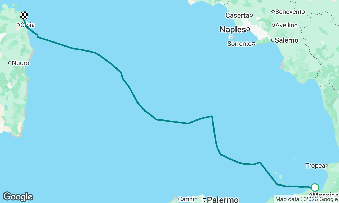 Voyage map