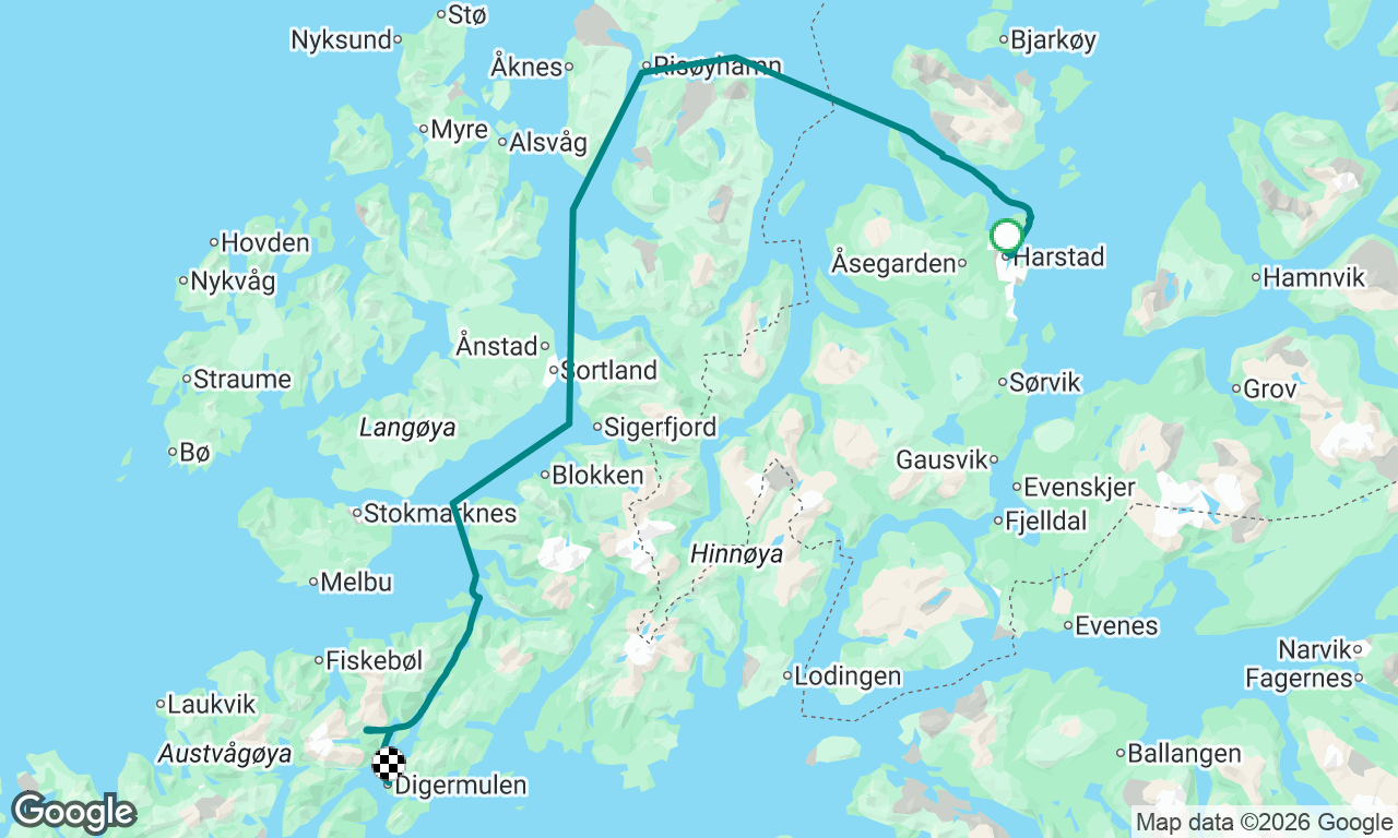 Voyage map