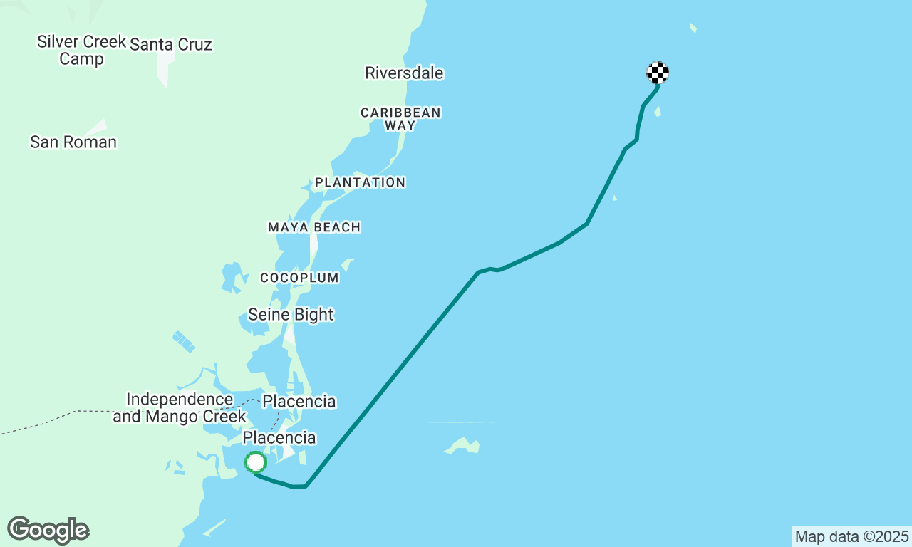 Placentia to Hideaway Caye