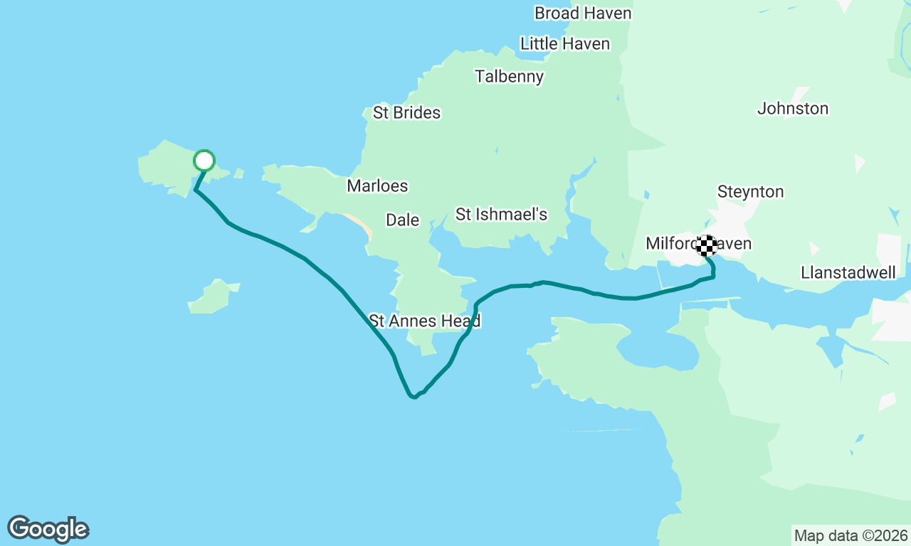 Kevin’s Ireland Circumnavigation - Leg 5 (Skomer Island to Milford Haven)
