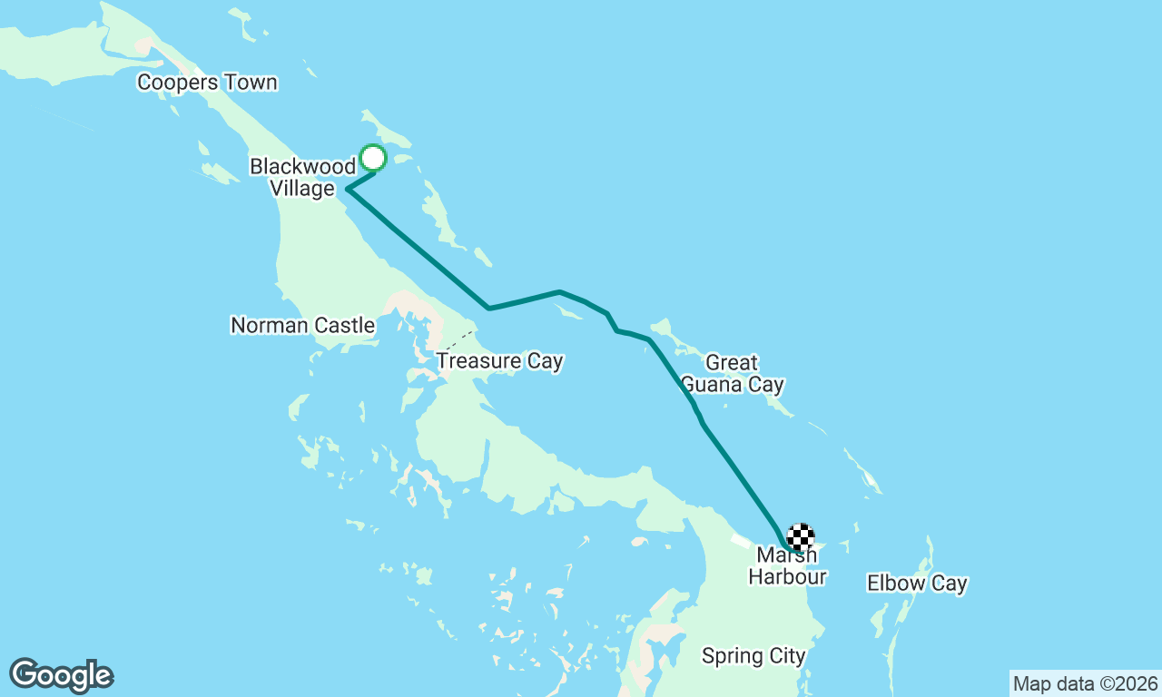 Rat Cay to Marsh Harbour