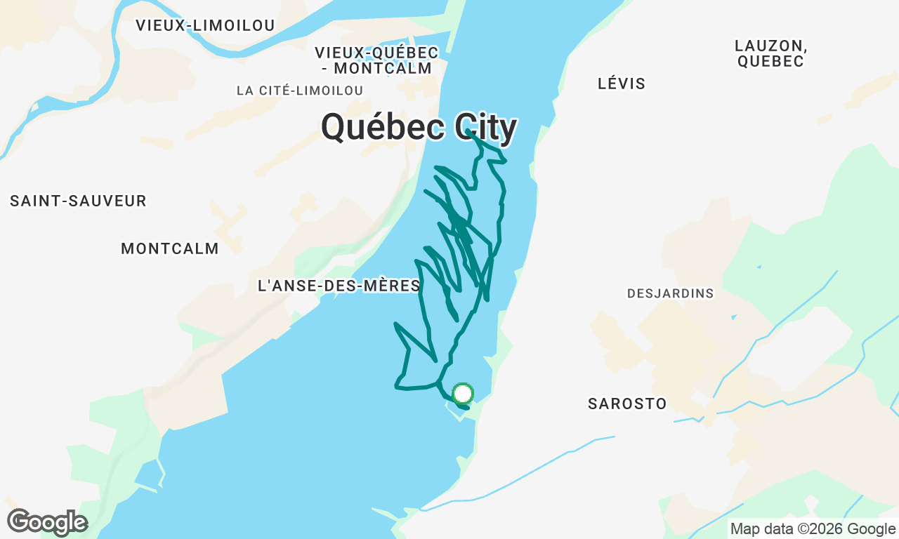 Voyage map