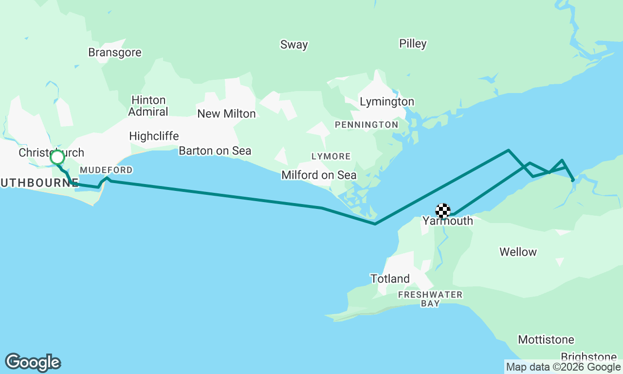 Christchurch to Yarmouth