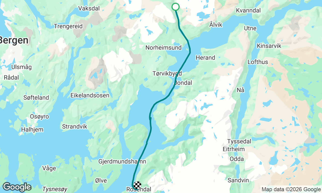 Voyage map