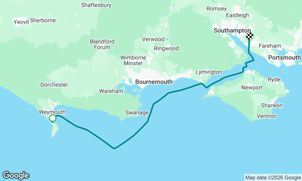 Portland to the Hamble