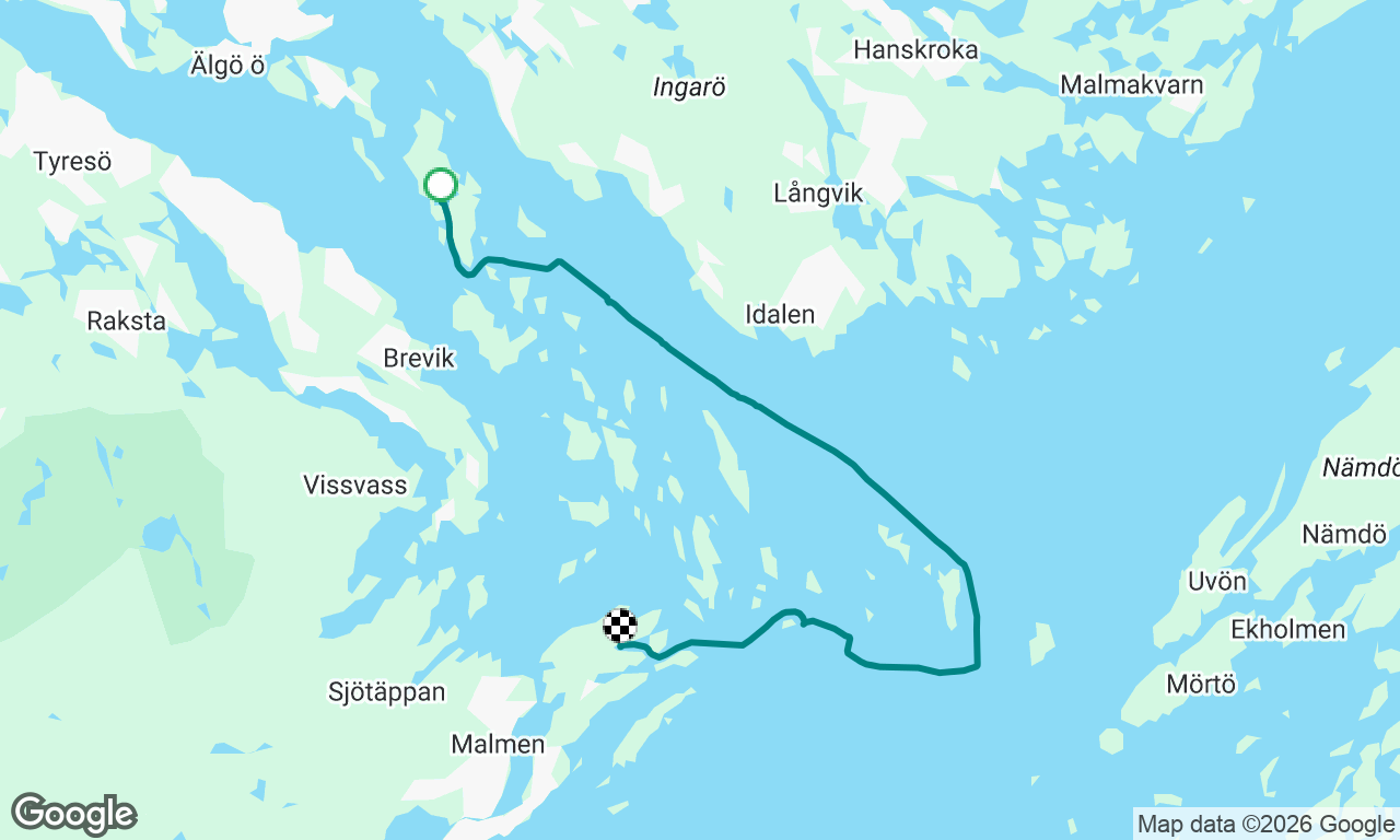 Voyage map