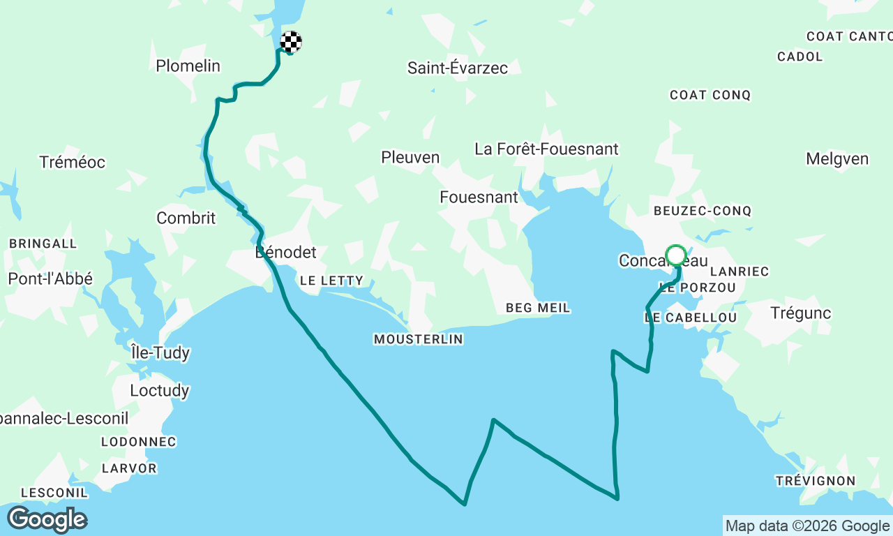 From Concarneau up the Odet