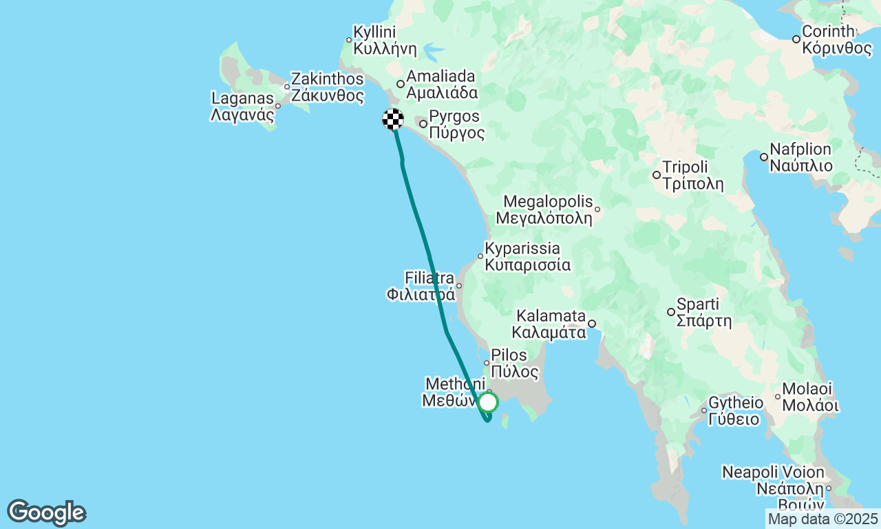 Sapientza to Katakolo