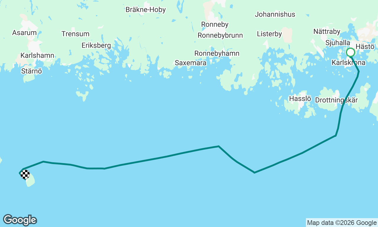 From Karlskrona to Hanö