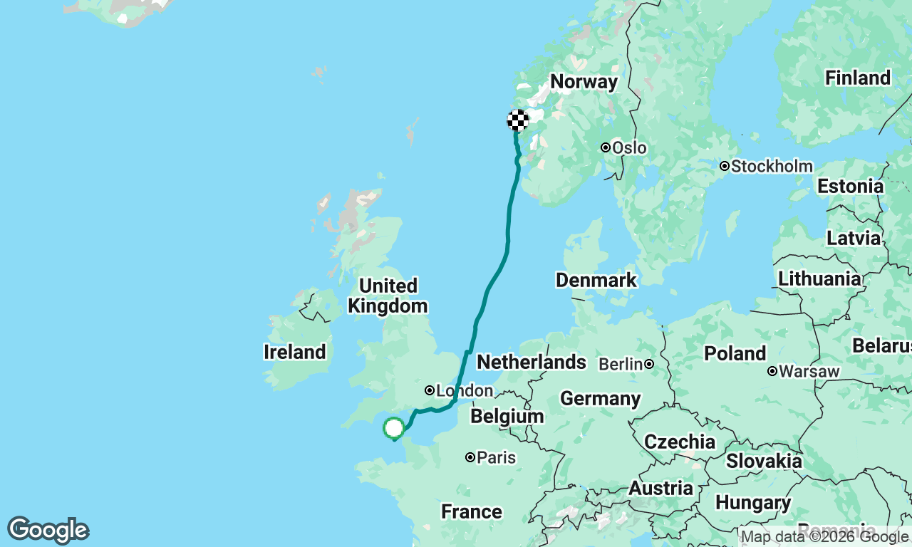 Voyage map
