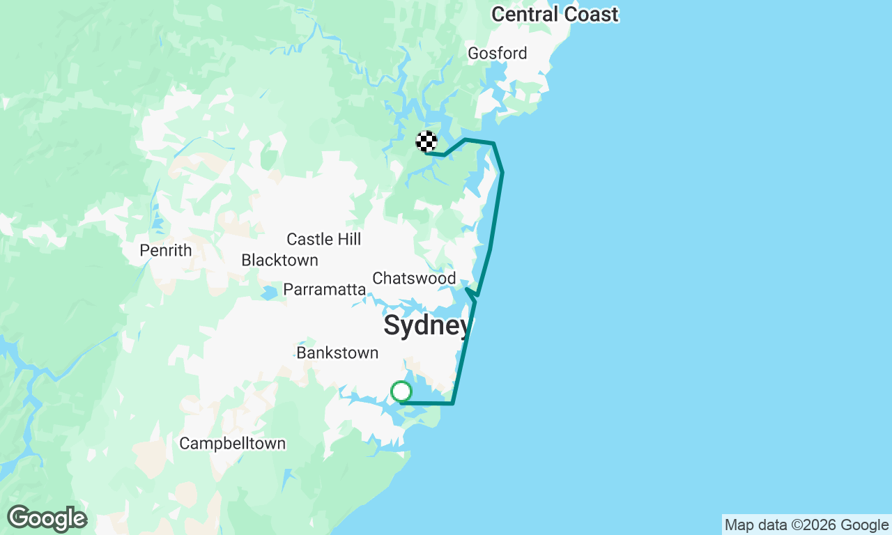 Voyage map