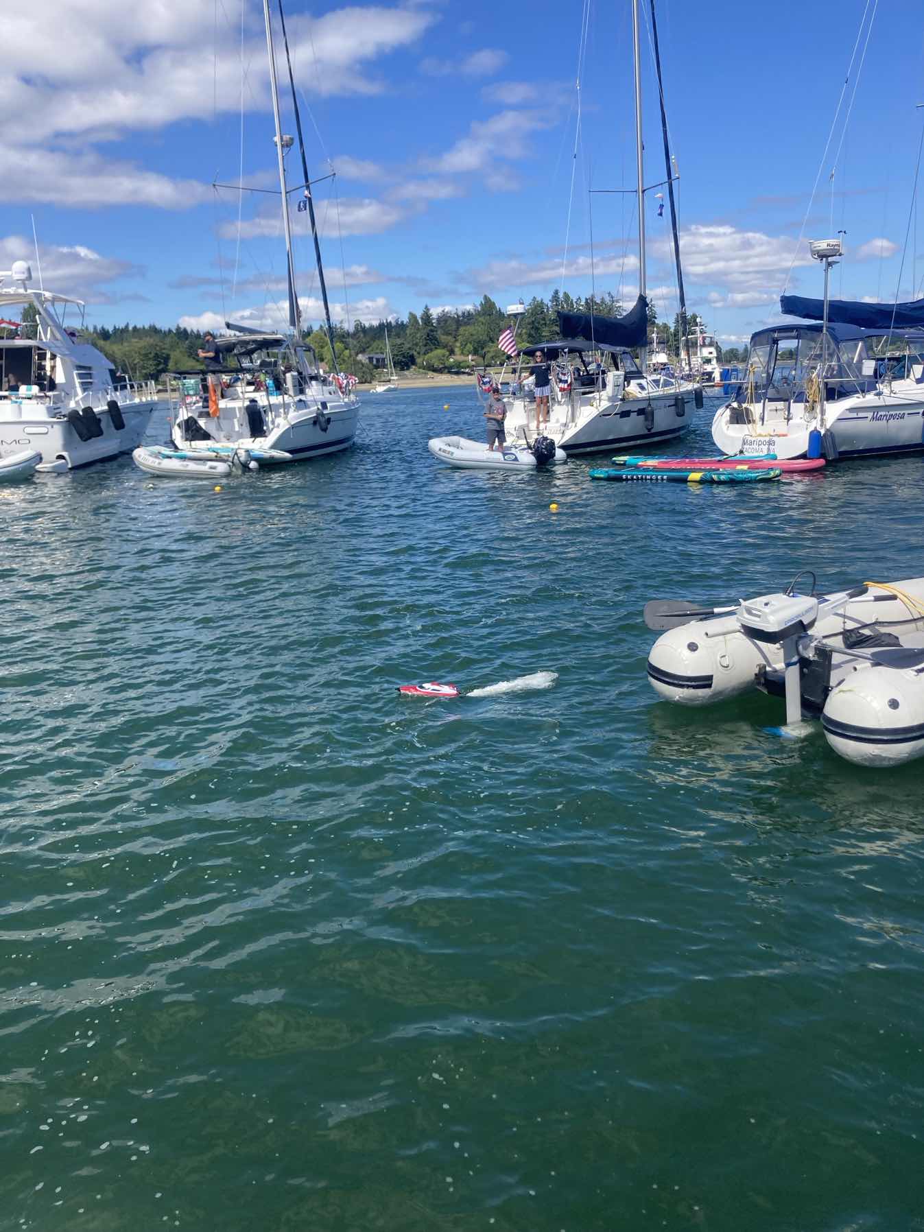 Delivering Flicka to the CYCT July 4 raft-up_F9DC7BD1-DABD-4891-A923-E97C26297D24