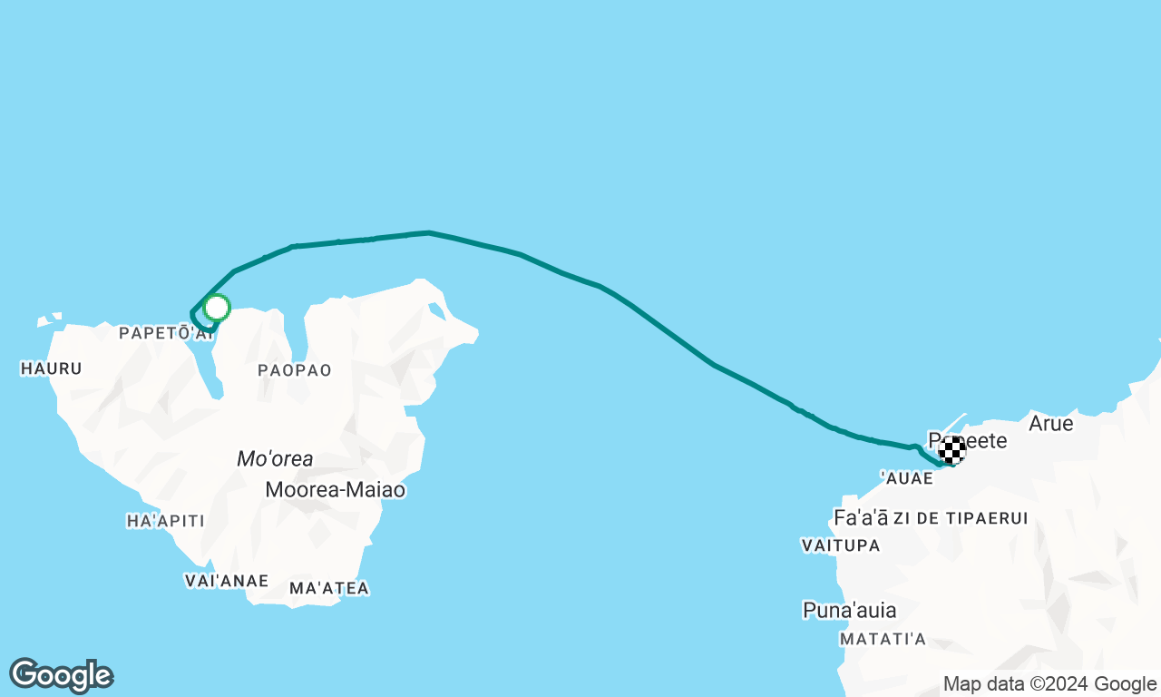 Moorea to Papeete