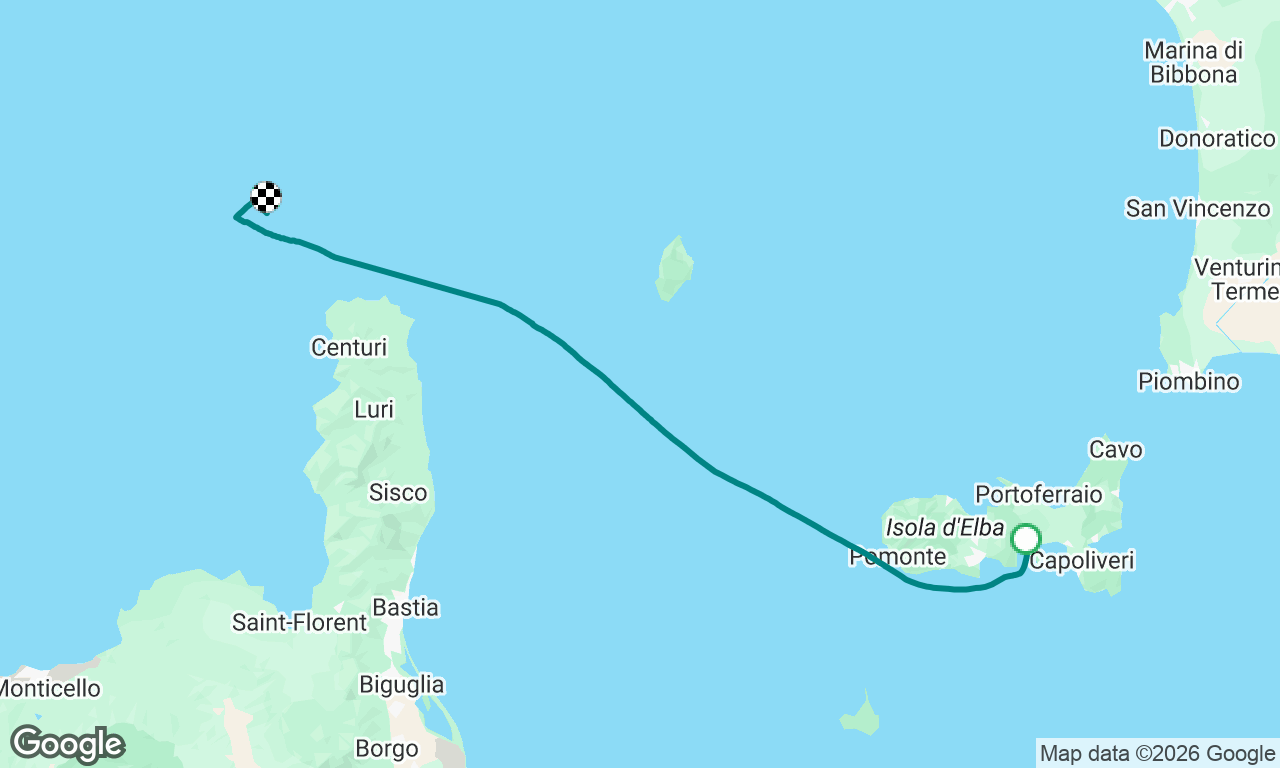 Elba to Corsica 