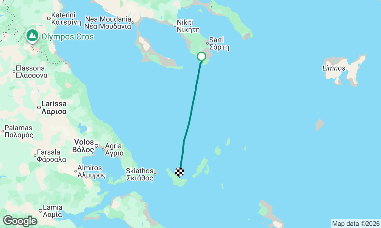 Voyage map